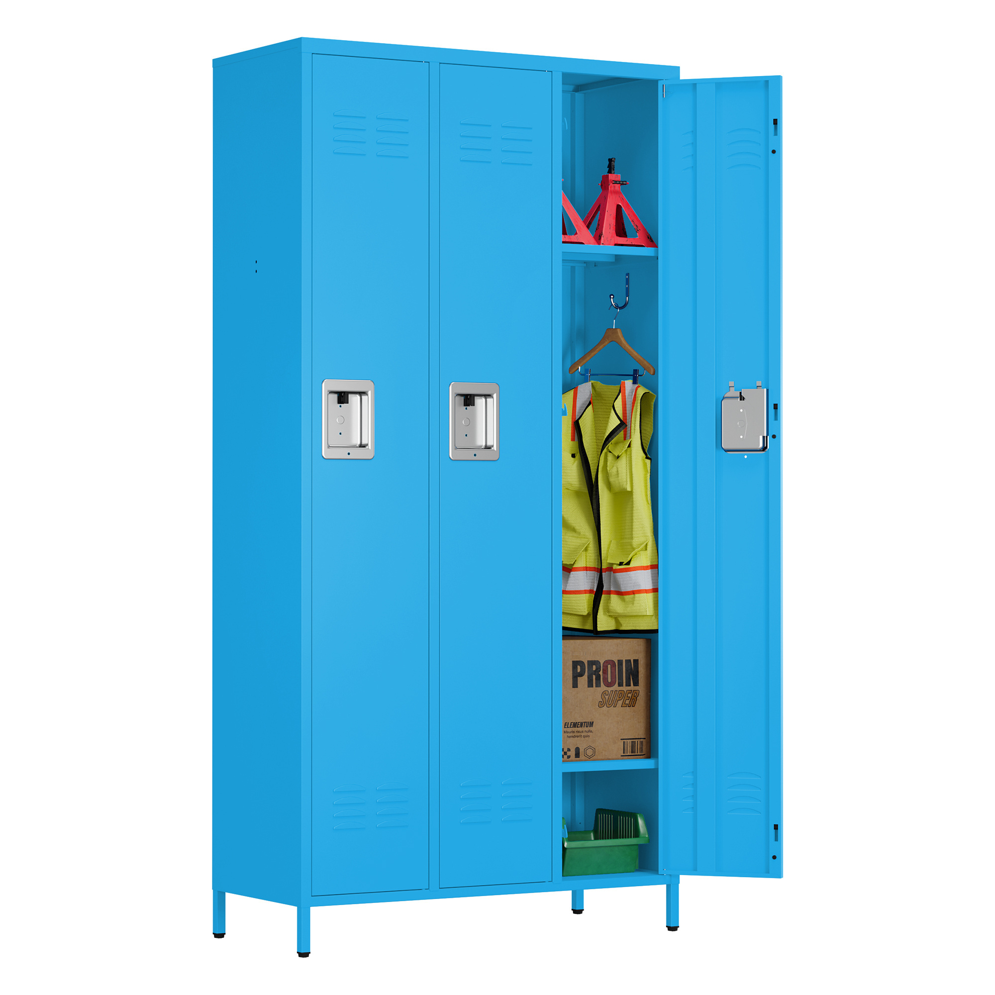 Metal furniture modern school locker metal cabinet locker storage unit locker per armadietto in acciaio