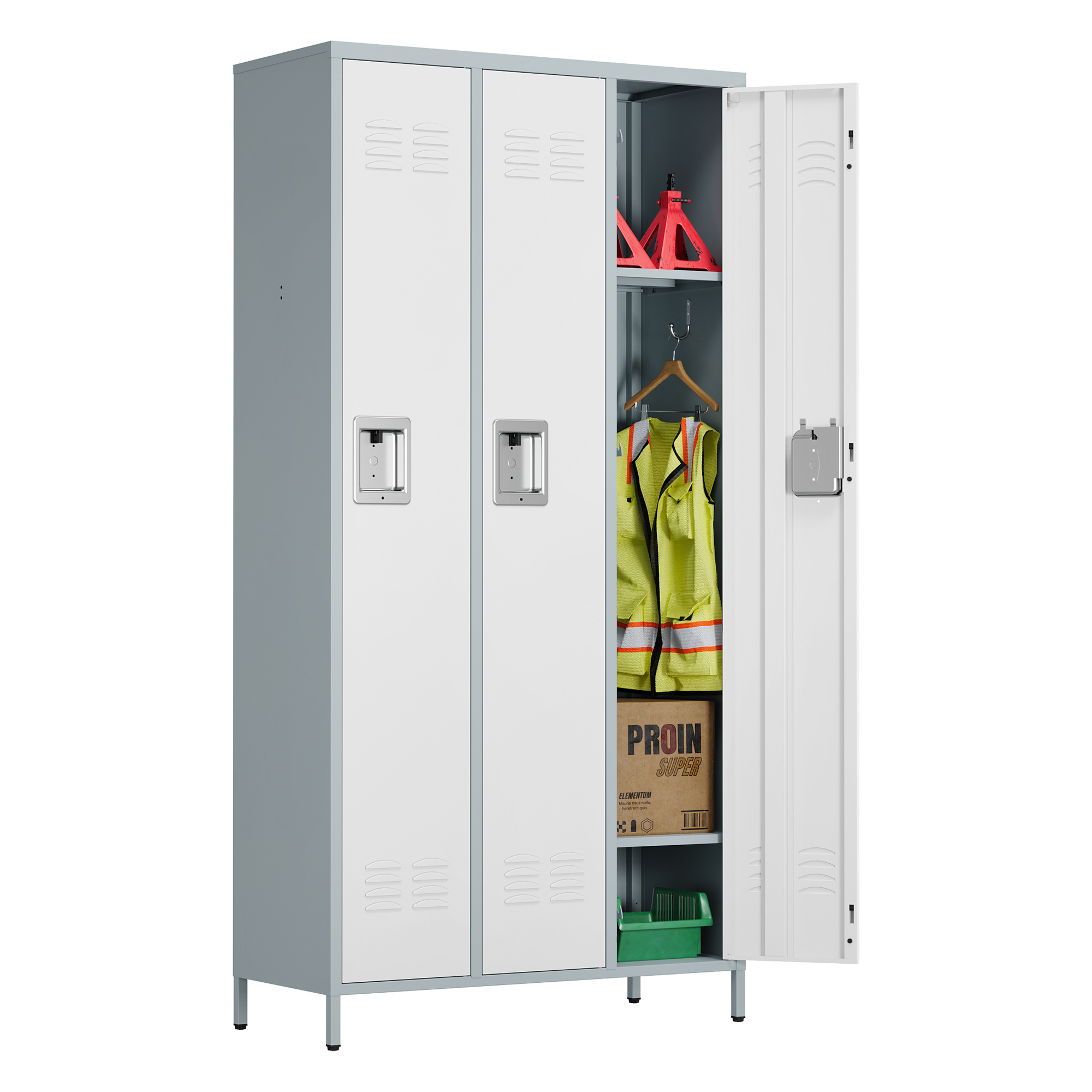 Metal furniture modern school locker metal cabinet locker storage unit locker per armadietto in acciaio