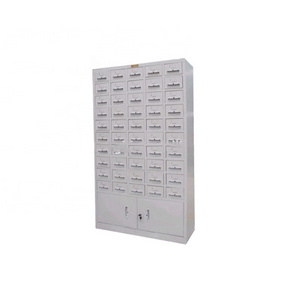 new design 10 Tier 50 metal drawer small spare parts storage cabinet drawers parts storage cabinet