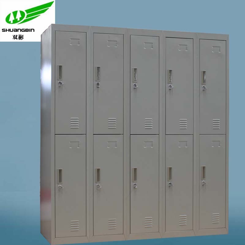 10 door compartment steel locker/School lock/Gym locker