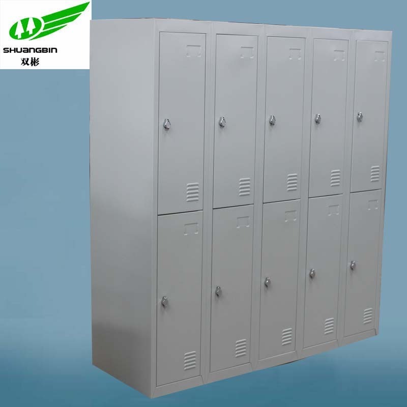 10 door compartment steel locker/School lock/Gym locker