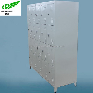 Antique W1370mm 3 tier steel 20 door gym foot locker shoes locker for sale