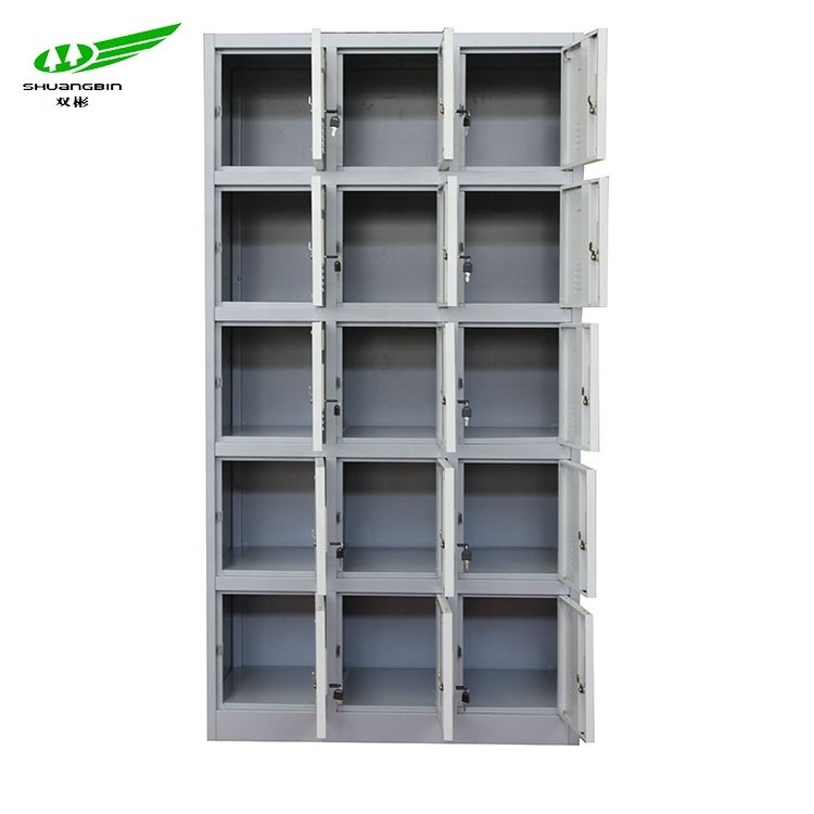 Antique W1370mm 3 tier steel 20 door gym foot locker shoes locker for sale