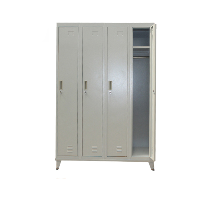 Clothes locker for staff steel 4 door locker clothes locker