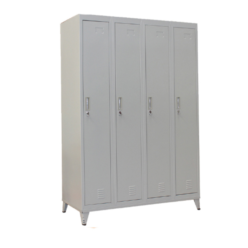 Clothes locker for staff steel 4 door locker clothes locker