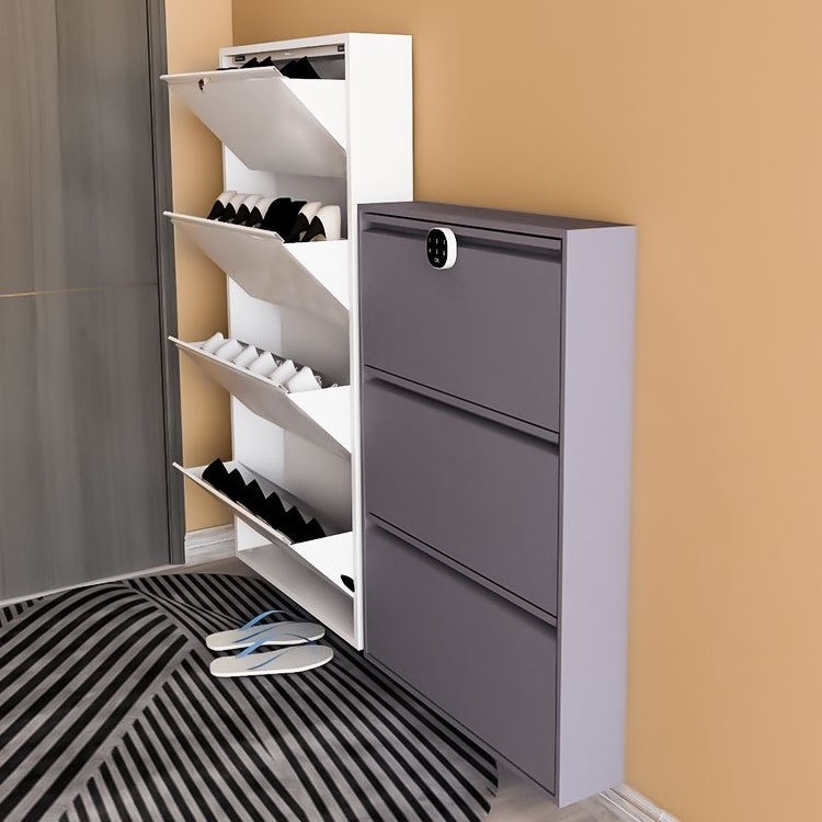 Metal cabinet style shoe rack shoe cabinet luxury shoe cabinet with shelves scarpiera