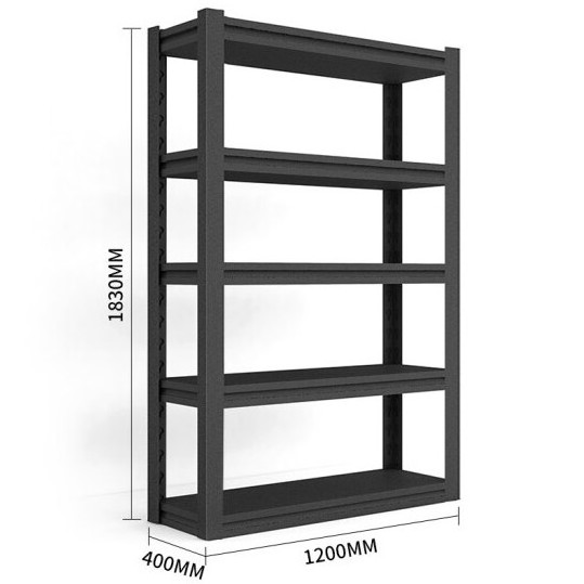 Boltless store rack 5 tiers boltless storage racking garage shelving industrial steel boltless storage rack