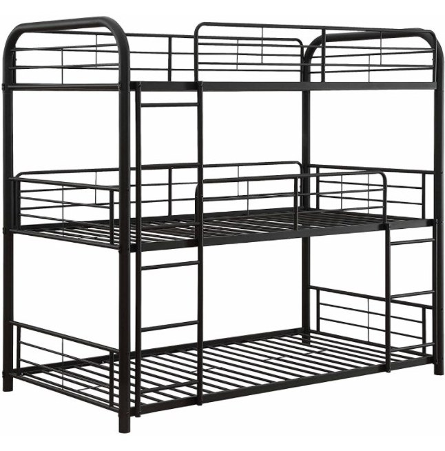 Metal banker triple steel bed frame lit superpos triple bunk bed prices school modern triple bunk steel bed