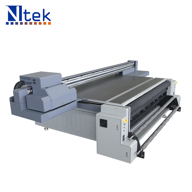 Ntek 3D Truck Tarpaulin Printing Machine 3.2m Hybrid UV Printer