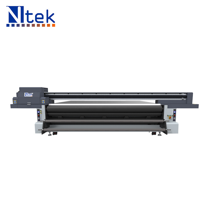 Ntek 3D Truck Tarpaulin Printing Machine 3.2m Hybrid UV Printer