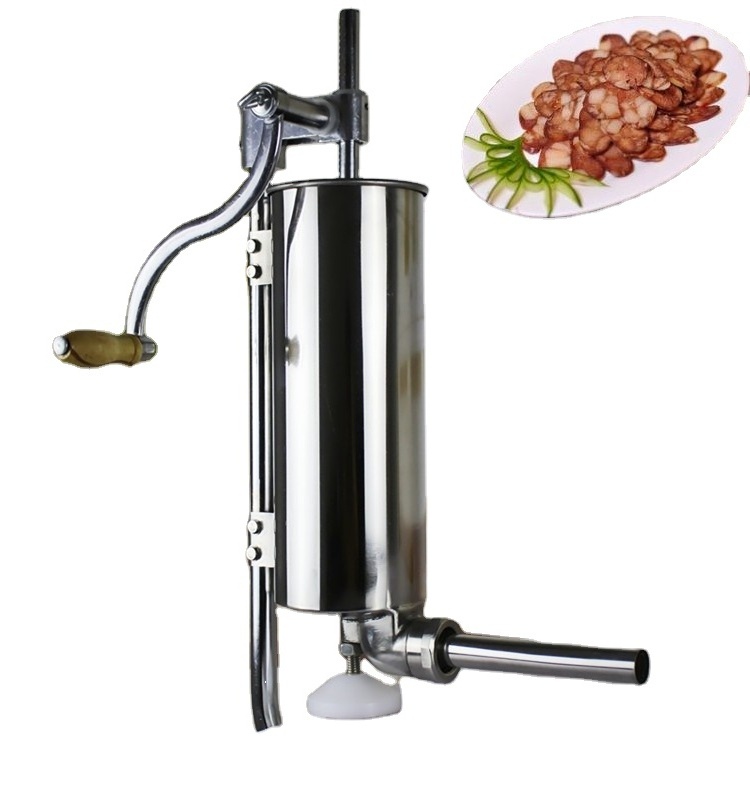 Safe operating manual sausage stuffer/meat grinder for sausage making, commerical manual stuffing machine