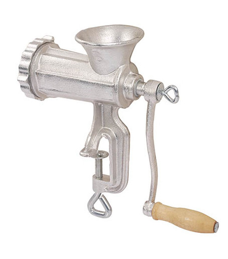 Handle operating meat mincer hand crank meat grinder