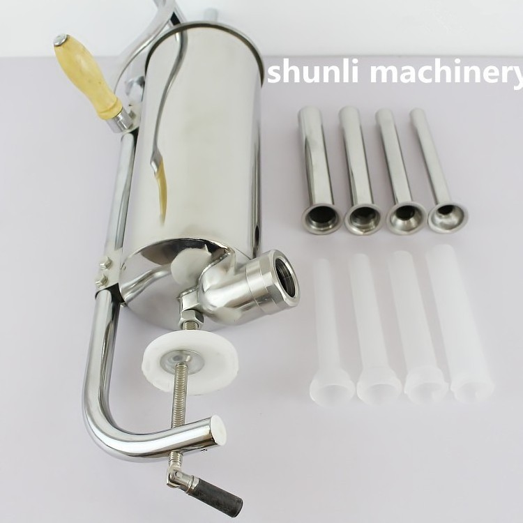 Hand operated manual sausage stuffer/ manual sausage making machine for home kitchen, commerical manual stuffing machine