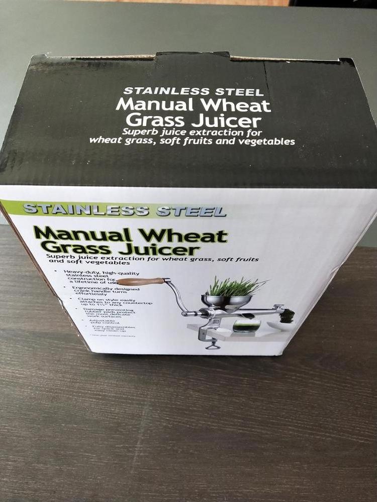 Stainless Steel Manual Wheat Grass Juicer for home use