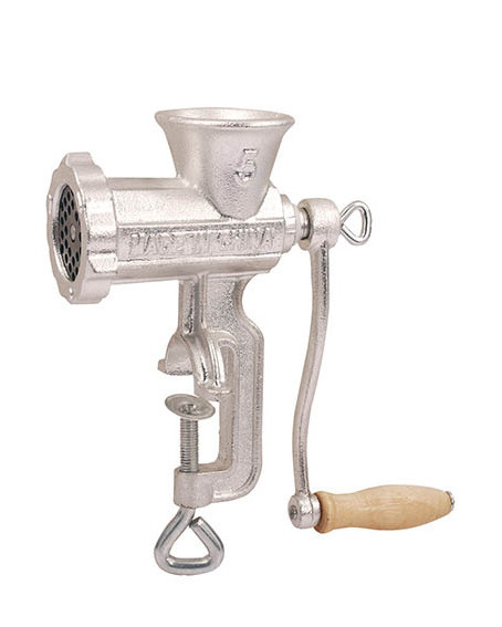 Handle operating meat mincer hand crank meat grinder