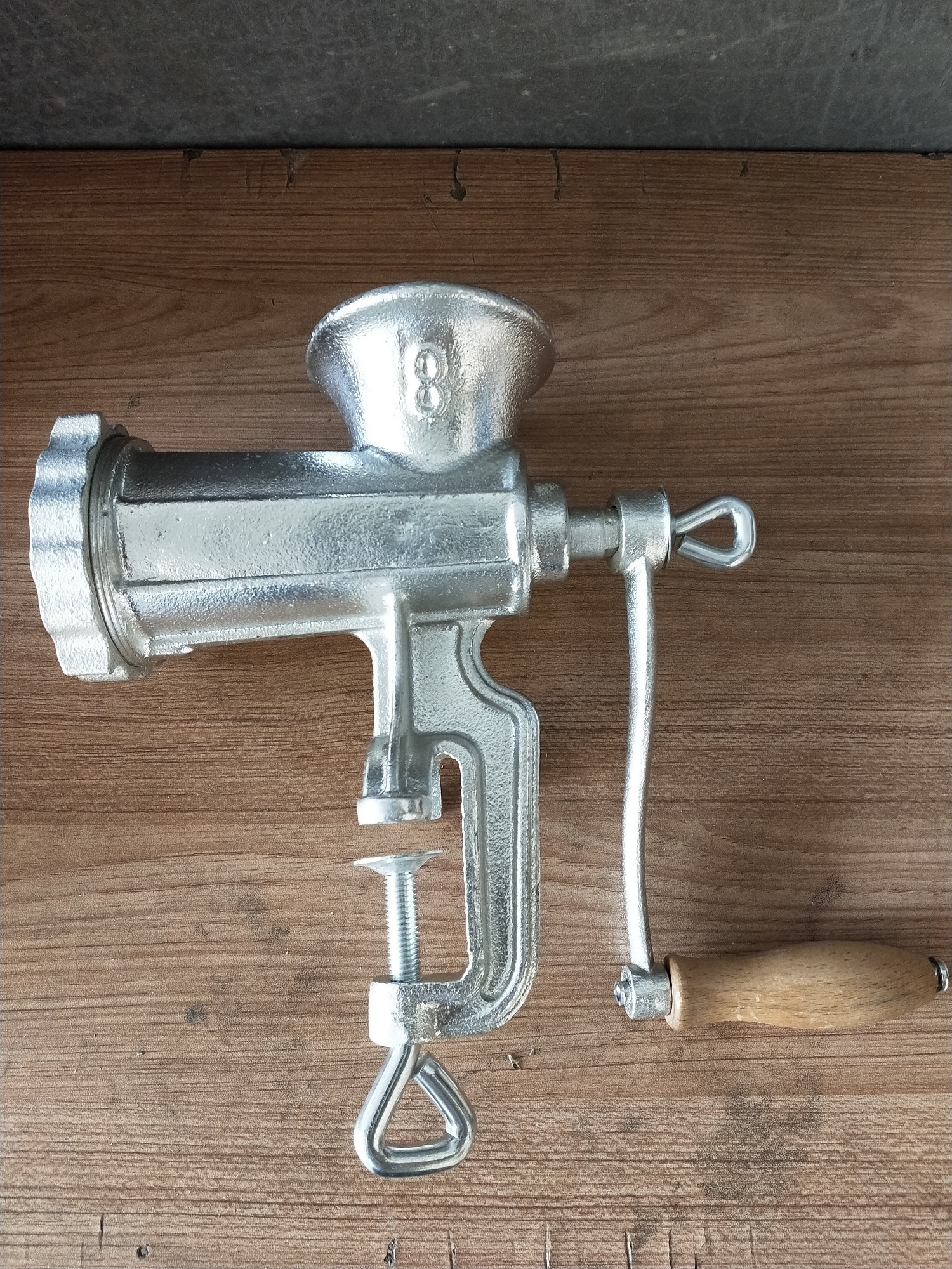 Household hand crank cast iron meat grinder #8 manual meat mincer with high reputation