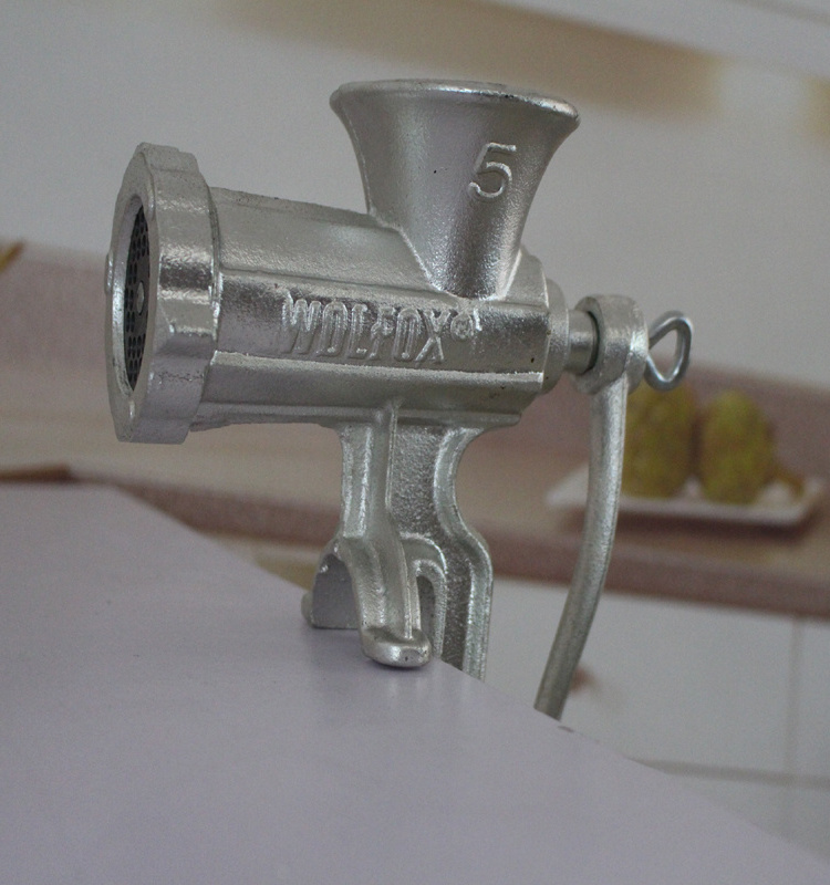 High Quality Handle operating meat mincer hand crank meat grinder LFGB