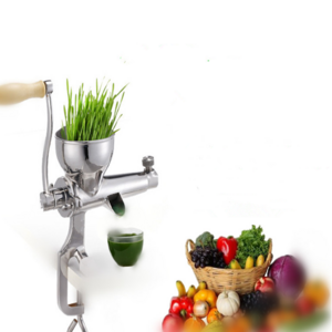 Economic hand crank vegetable and fruit juicer/wheat grass juicer with high quality