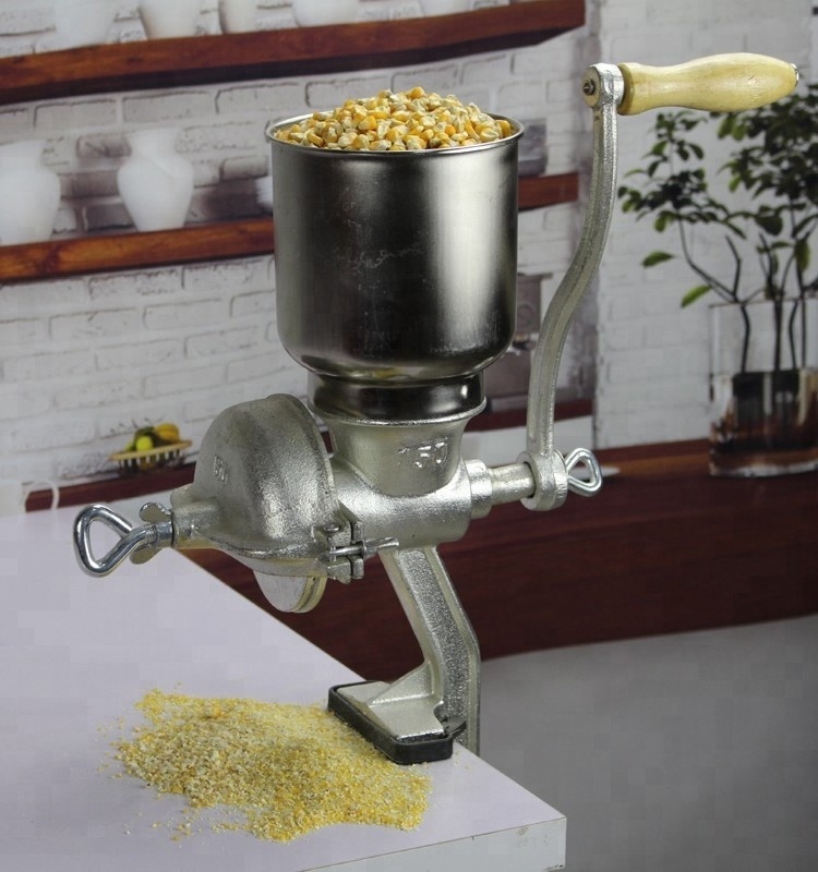 Hand crank corn grinder #150 grain grinder for wheat grinder or use as a nut mill with food safe tin coating