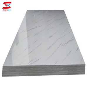 hot stamping waterproof imitation marble pvc sheet / wall panel price