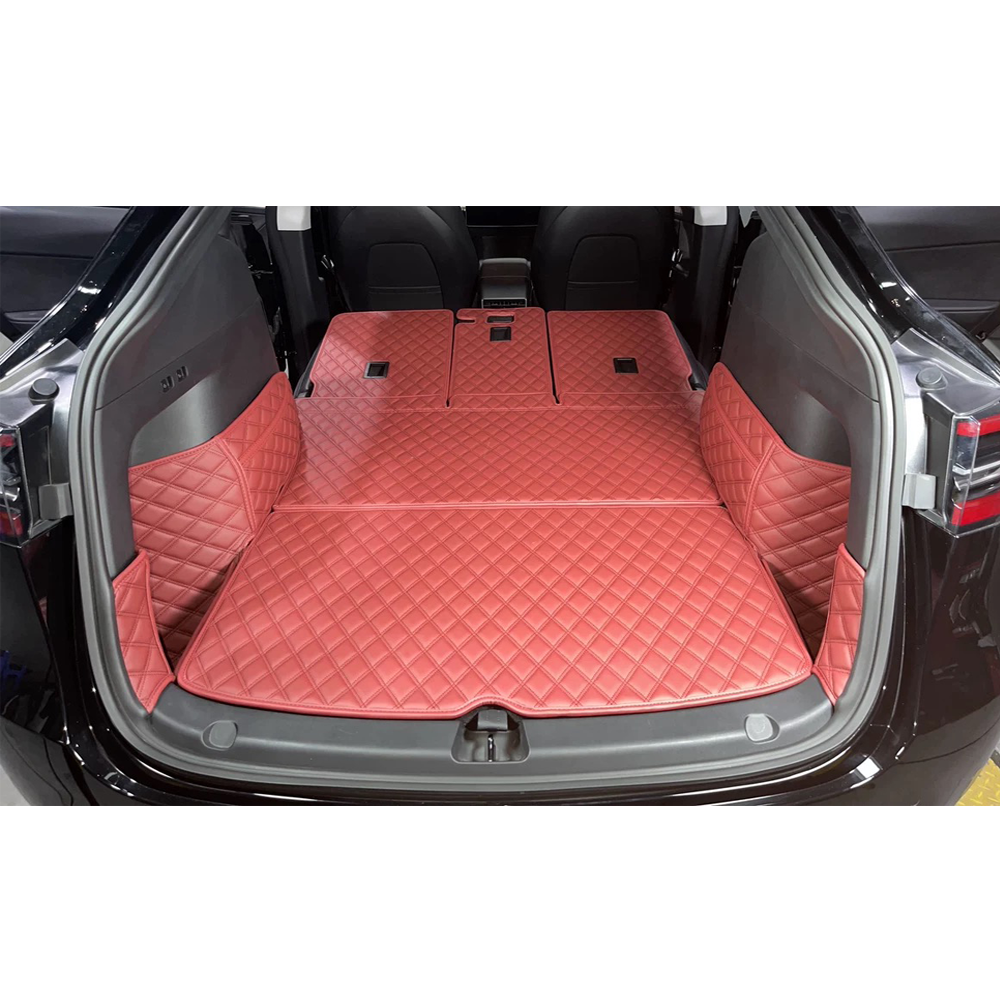 Custom Trunk Mat Car Floor Liner for SUV Sedan Truck Vans PVC Leather Waterproof Non-Slip Cargo Mat