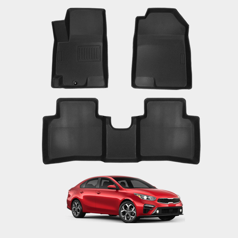 Hot Sale Full Set High Quality 3D TPE Car Floor Mat for KIA Forte