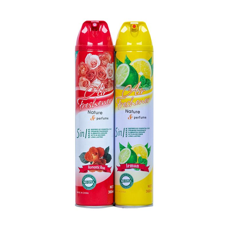 Natural floral fruity deodorant aerosol spray lasting fragrance air freshener spray