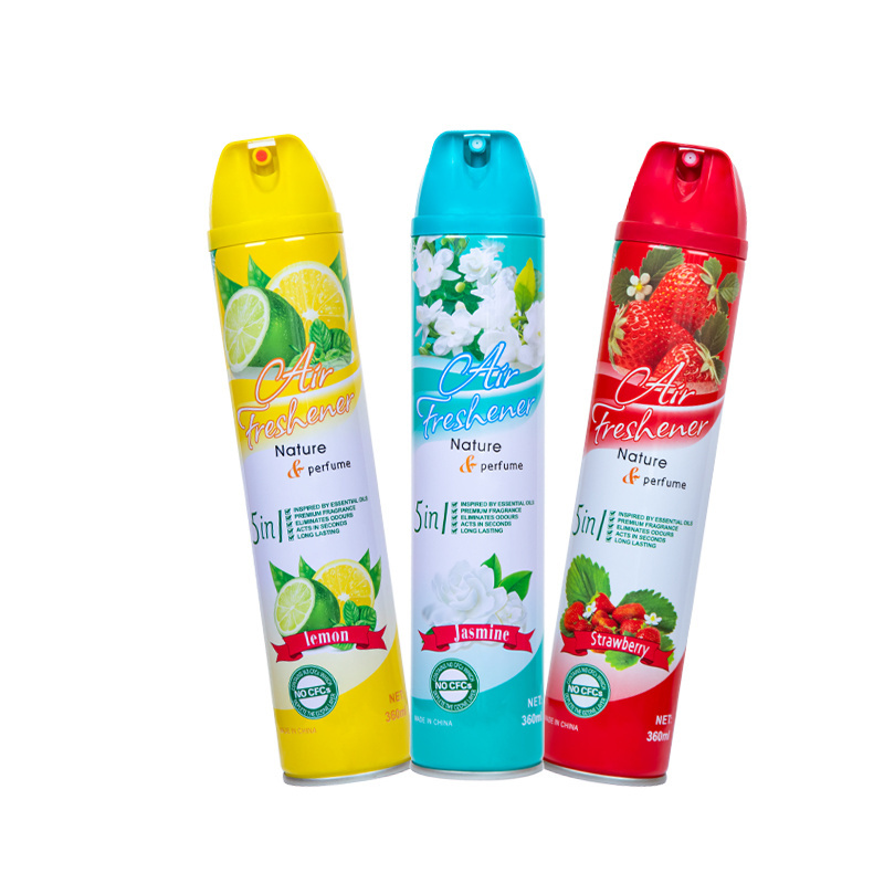 hot sell air freshener spray 360ML aerosol factory direct deodorant for household use aerosol room