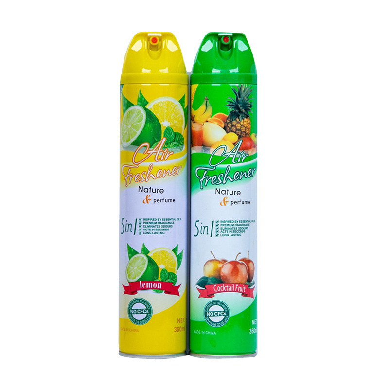 Natural floral fruity deodorant aerosol spray lasting fragrance air freshener spray