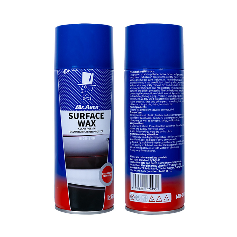 Professional Production Liquid Silicone Wax For Car Dashboard Polish Car Wax