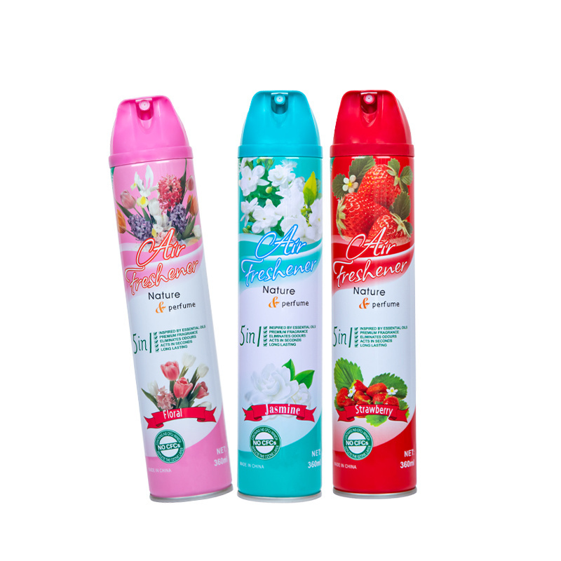 hot sell air freshener spray 360ML aerosol factory direct deodorant for household use aerosol room