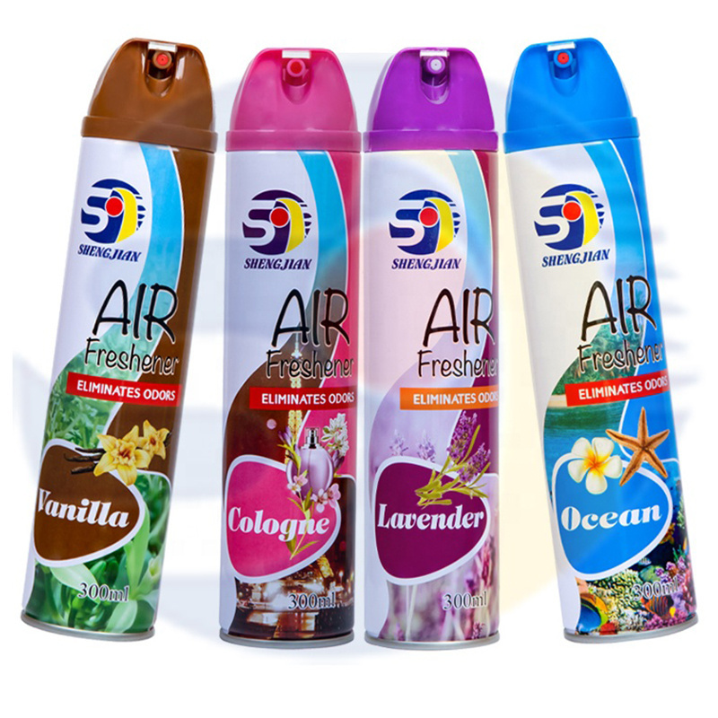 Natural floral fruity deodorant aerosol spray lasting fragrance air freshener spray