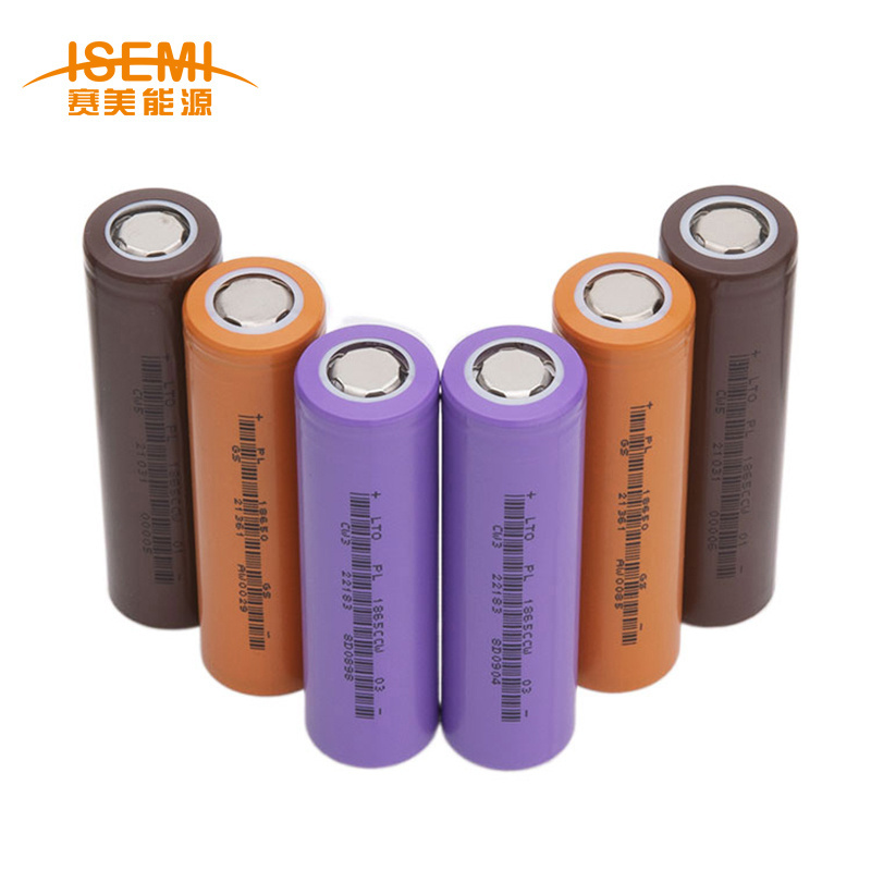 ISEMI New A Grade 2.4v 40ah Rechargeable Batteries LTO 18650 Genuine Lithium-Titan Battery