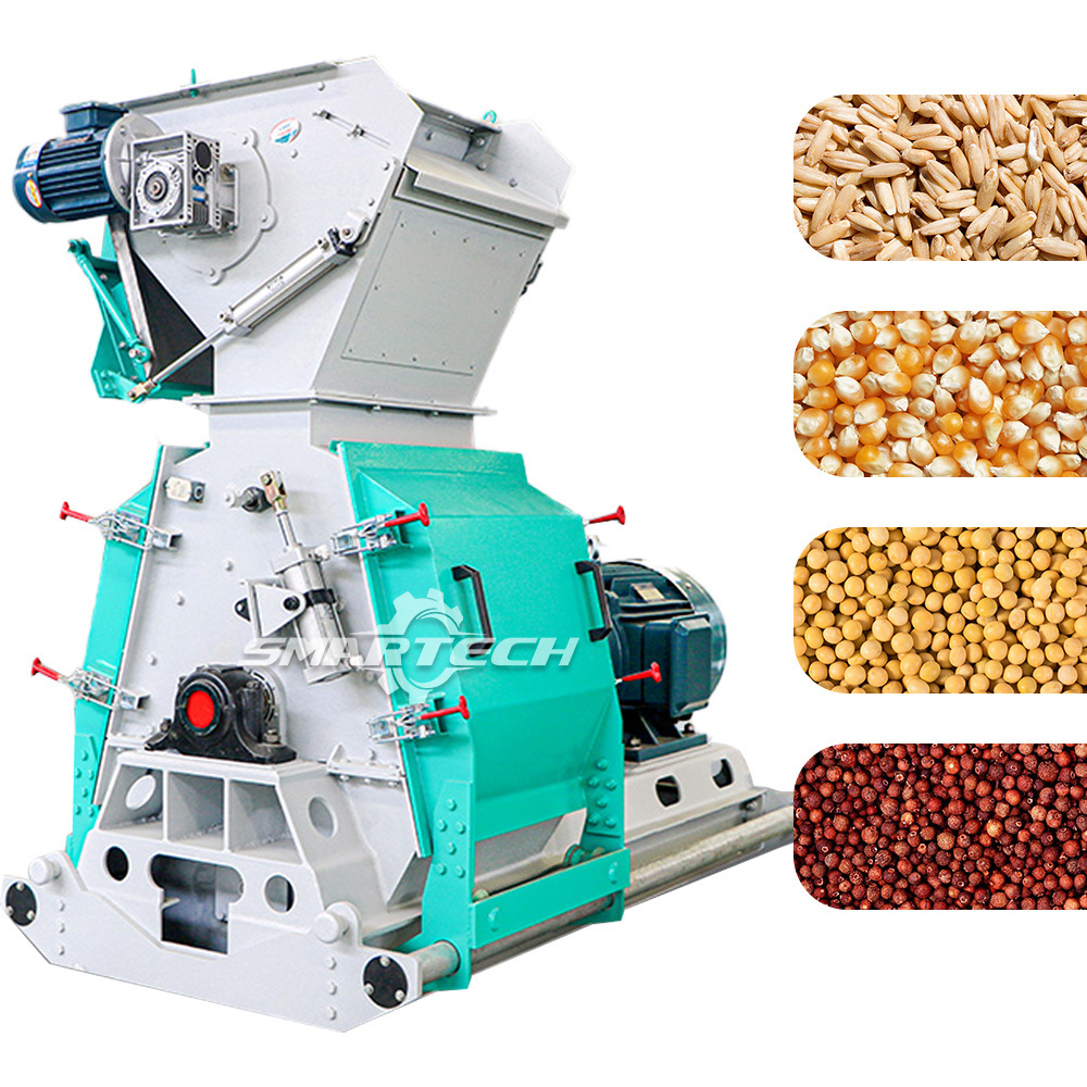 SFSP Hammer Mill 8-10 Ton/H Animal Poultry Feed Maize Hammer Milling Machine