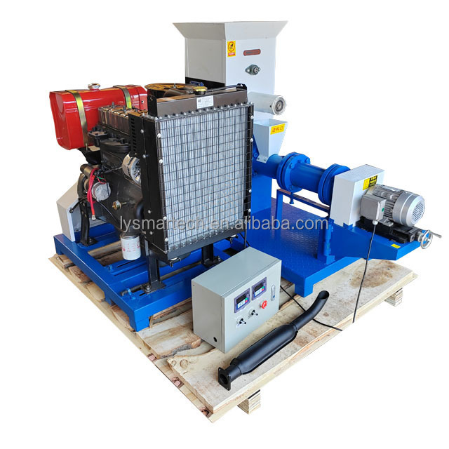 0.5-6ton Per Hour Poultry Feed Complete Production Line Ornamental Floating Fish Feed Pellet Machine