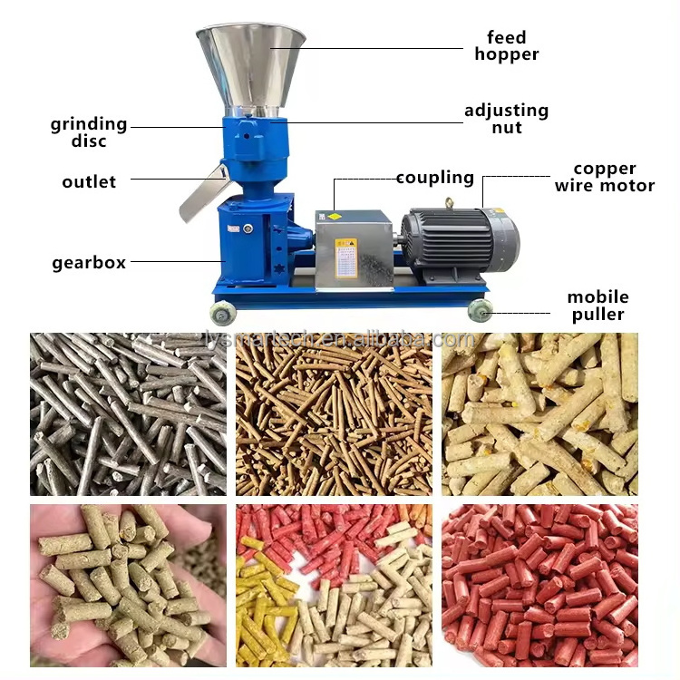 2024 Hot Sale Small Flat Die Wood Pellet Machine And Sawdust Pellet Mill Wood Pellet Maker At Competitive Price