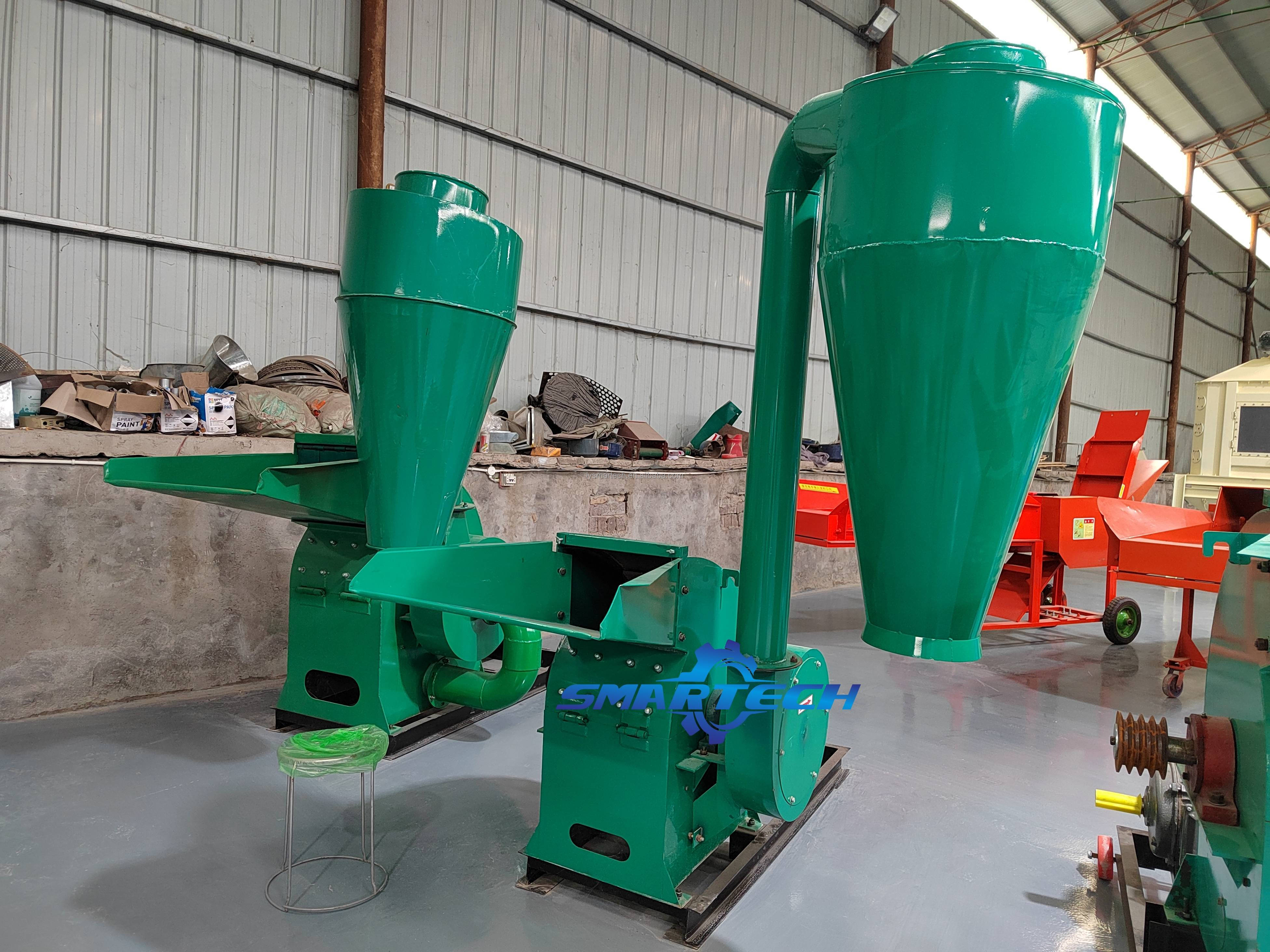 Corn Cob Crusher Pulverizer Grinder corncob Crushing Grinding Machine