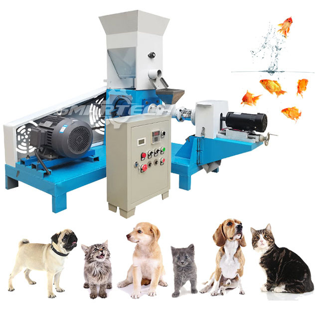 Aquatic Fish Feed Pellet Expander/breeding Bait Making Machine/dog,Cat,Rabbit,Bird Food Granulator