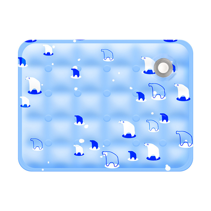 High Quality Ice Gel Dog Cat Car Mat  Pvc Cute Duck Waterproof Summer Pet Sleeping Mat Pet Cooling Mat Pet Bed