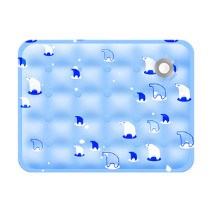 High Quality Ice Gel Dog Cat Car Mat  Pvc Cute Duck Waterproof Summer Pet Sleeping Mat Pet Cooling Mat Pet Bed