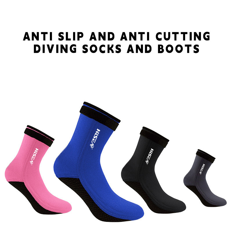 Outdoor Diving Equipment Swimming Snorkeling Sand Beach Diving Socks 3mm sublimated neoprene socks