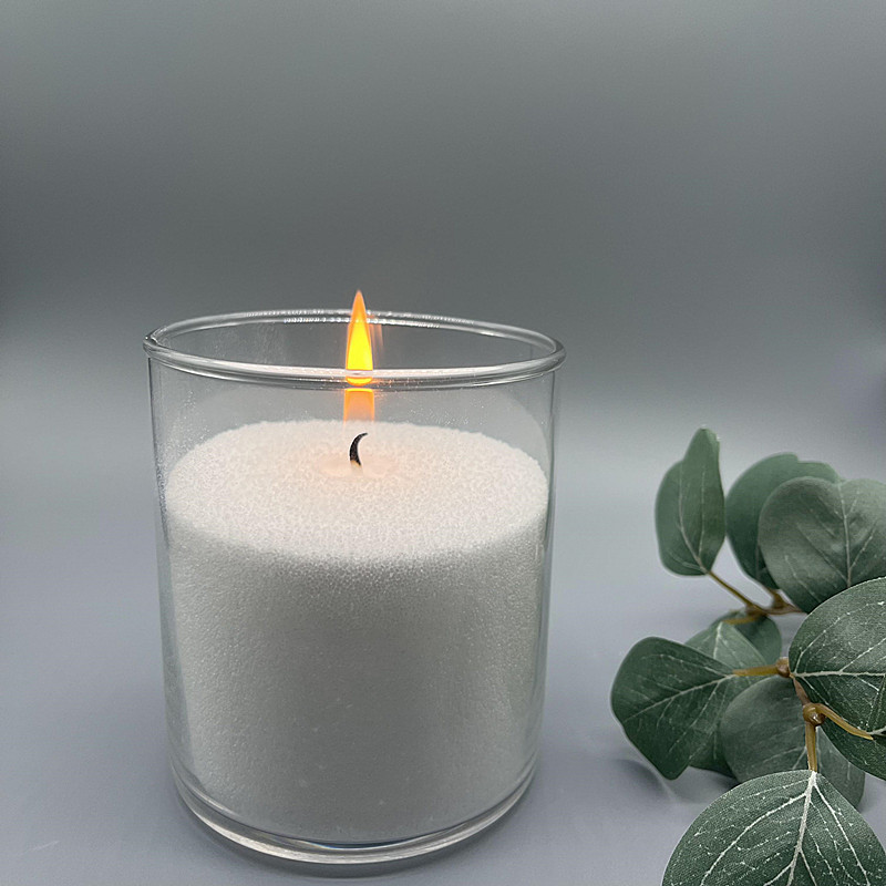 Pearled candle wax granulated palm wax candle sand powder candle for wedding / home decoration