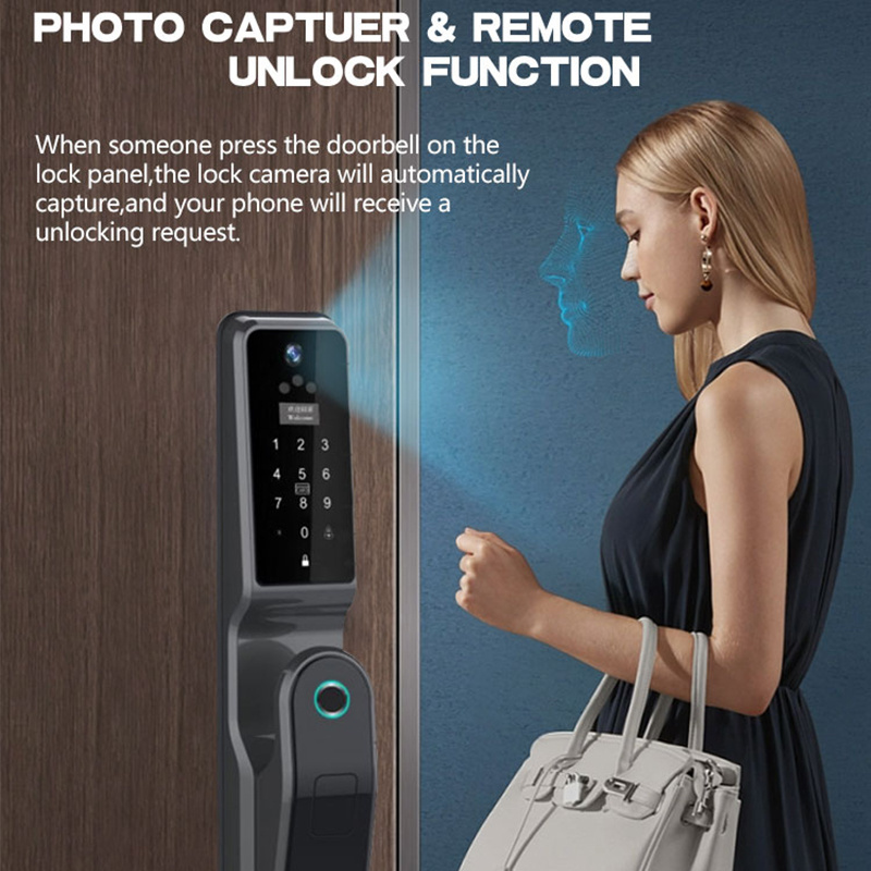 3d Face Recognition Ttlock Smart Lock Biometric Fingerprint Lock Electronic Wifi Digital Door Lock With Camera