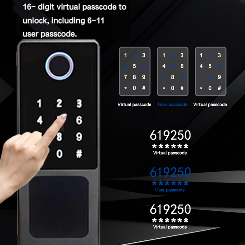 Waterproof Smart Lock Door Outdoor Home Digital Gate Lock Outdoor Smart Password Keyless Lock