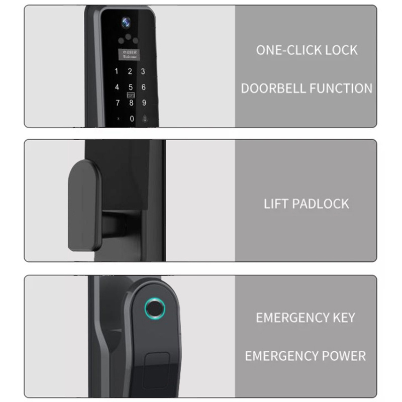 Electric Tuya App Smart Lock Door Wi-Fi Password Smart Door Lock Fingerprint Smart Door Lock