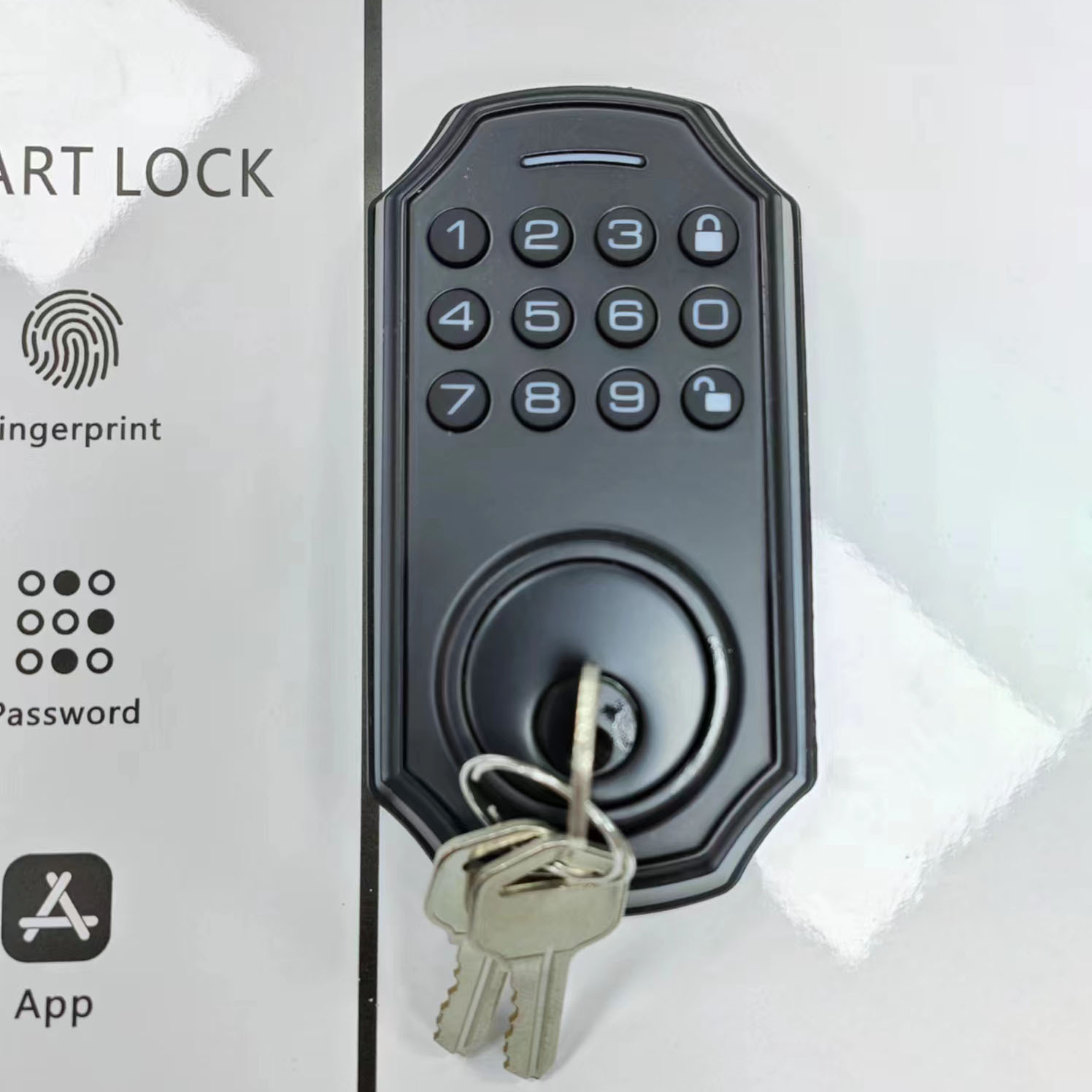 Waterproof outdoor smart lock digital keyless smart code WiFi remote app keypad password unlock patio door gate locks for