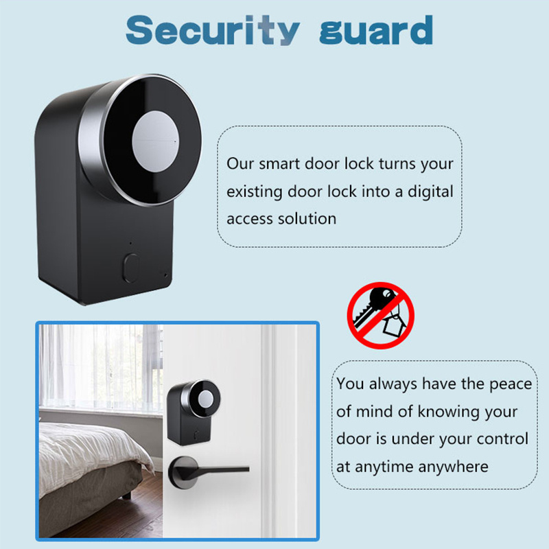 European Standard Lock App Remote Control Front Electronic Smart Door Lock For Home Key Bluetooth Lock