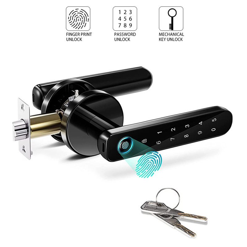 Factory Price Handle Deadbolt Electronic Ttlock App Smart Door Lock Smart Lock Inside The House