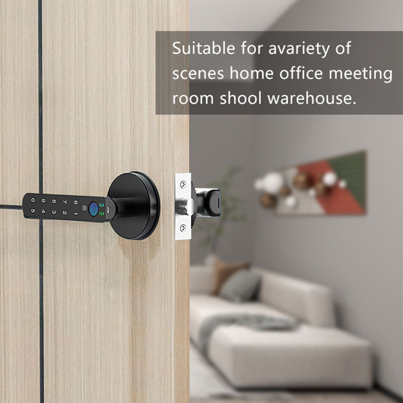 High Security Zinc Alloy Smart Lock Room Inside Handle Home Door lock With Keypad For Wood Door