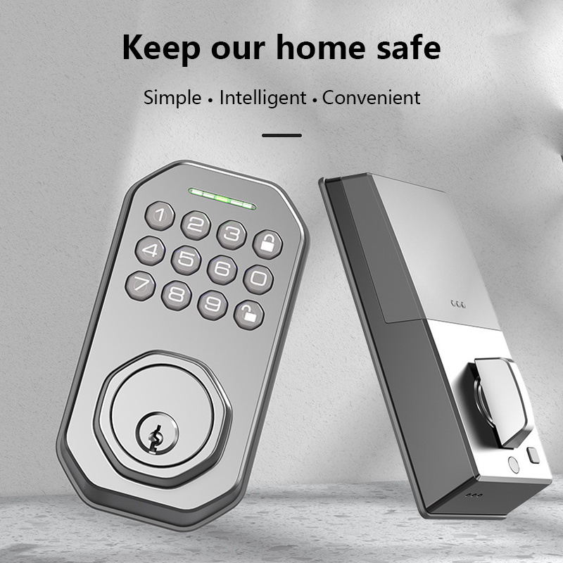 Wholesale Security Smart Deadbolt Lock Keypad Digital Smart Door Lock Tuya App Ble Digital Lock For Home